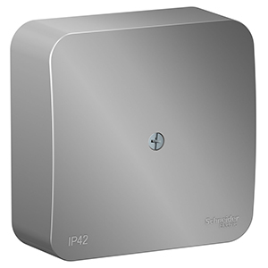 Коробка 75*75*30 квадрат алюминий IP42 Бланка ОП 