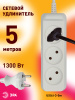 Удлинитель 2-мест 1,5м ПВС 3*1 белый ЭРА  Greenline