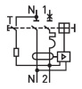 Дифавтомат 2Р 16А C тип AC 10мА 6кА 2мод АВДТ-63N EKF PROxima